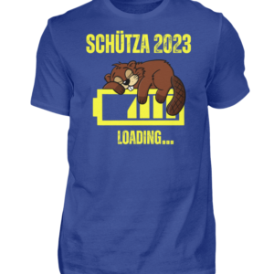 Schütza 2023 Loading Biber Schützenshirt Men Blau